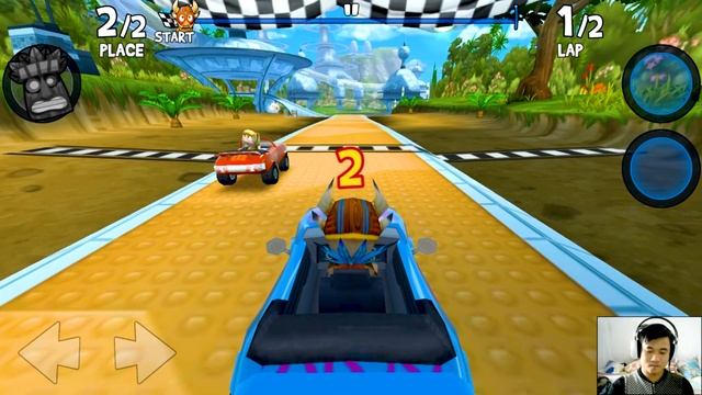 Beach Buggy Racing 2 Android Gameplay | Oog-Oog & Lighting vs All Boss Battles смотреть онлайн