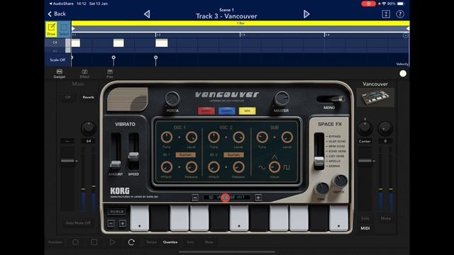 Korg Gadget 3 - The SYDNEY Gadget - Loop Sampler Machine - Tutorial & Demo