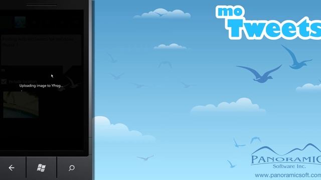 moTweets for Windows Phone 7 - Posting a Tweet - Panoramic Software Inc. смотреть онлайн