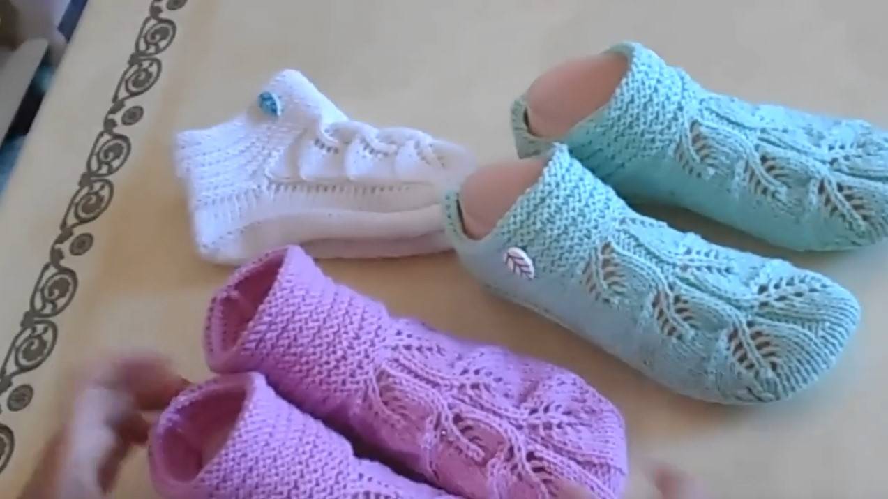 Короткие носочки .Спицами.(2024) смотреть онлайн