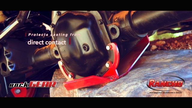 Rancho | Overview of rockGEAR Dana 44 Rear Differential Glide Plate for Jeep Wrangler JL смотреть онлайн
