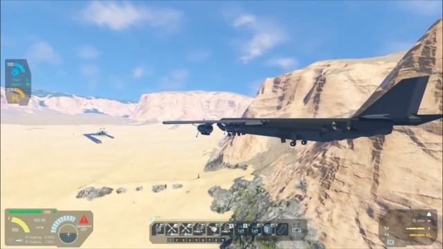 Space Engineers - Atmospheric Heavy Bomber Testing (Aerodynamic plane parts) смотреть онлайн