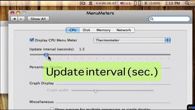 Monitor CPU & Memory on Mac menubar Free-MR смотреть онлайн