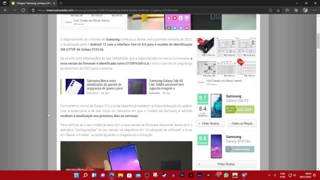 CHEGOU A VEZ DELE! GALAXY S10 LITE ANDROID 12 ONE UI 4.0 😍 - Android Sempre смотреть онлайн