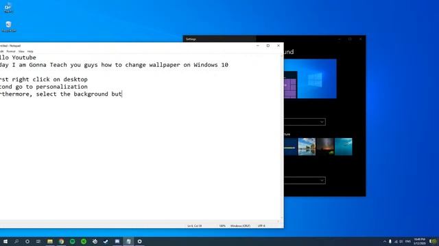 How to Change Desktop Wallpaper on Windows 10 смотреть онлайн