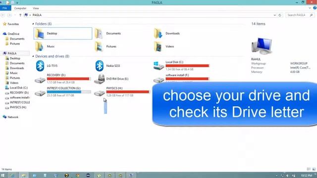how to hide hard disk in windows 8.1,8,7. very easy and clean смотреть онлайн