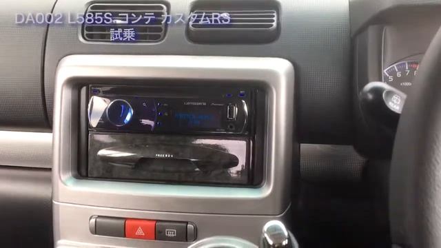 DA002　L585S コンテ カスタムRS　試乗 смотреть онлайн