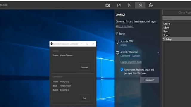 Tutorial step by step ScreenBeam Classroom Commander смотреть онлайн