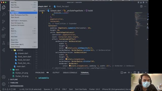Flutter dev by Mac Air M1 8g смотреть онлайн