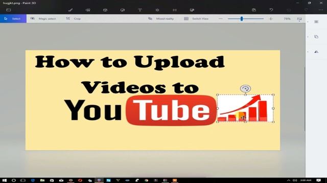 How to make Youtube Custom Thumbnails in Windows 10(Paint 3D) смотреть онлайн