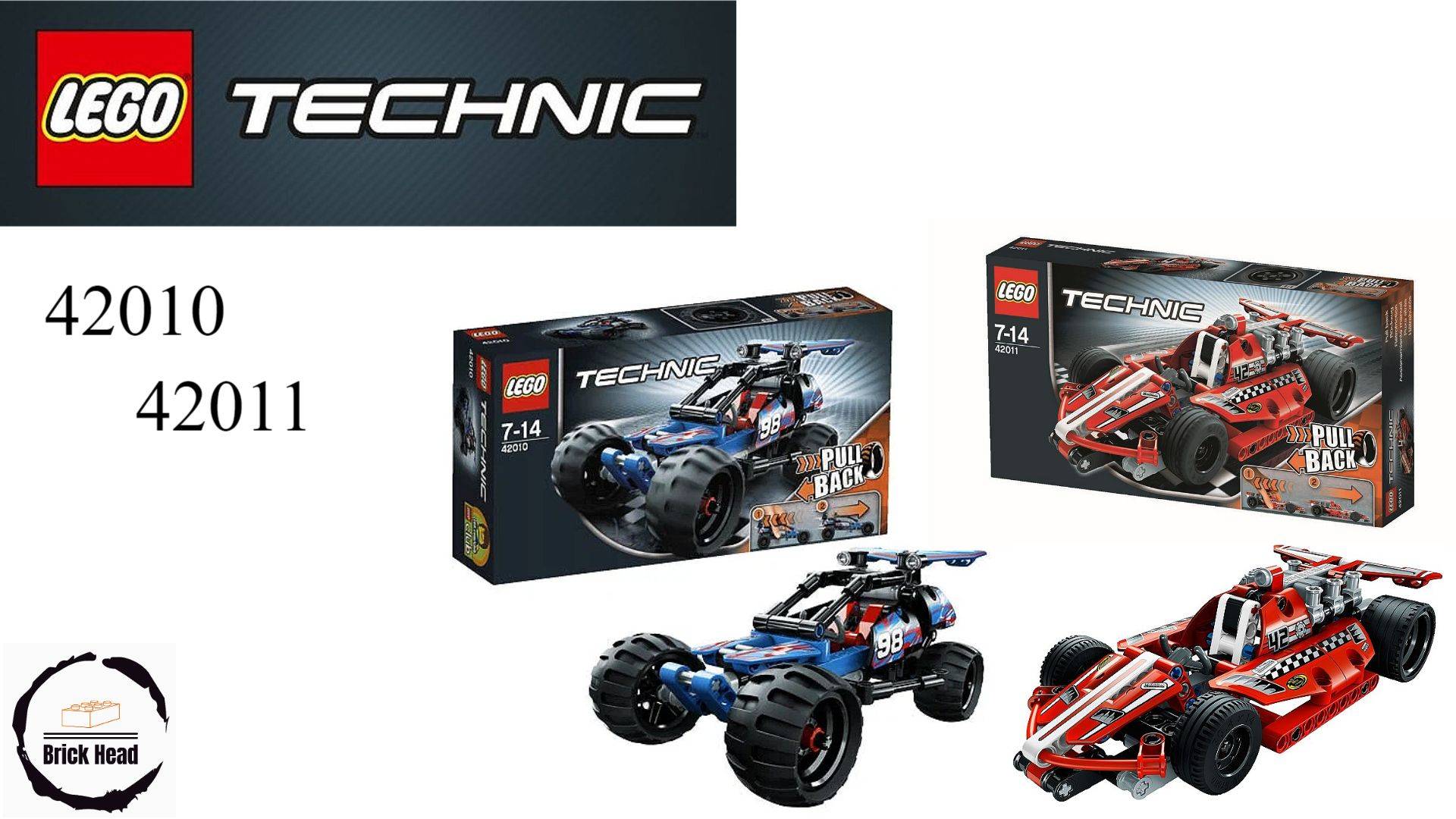 Гоночный автомобиль LEGO TECHNIC 42010 - 42011 смотреть онлайн