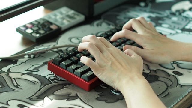 Unikorn R2.2 - Retooled Cherry MX Black on Aluminum Plate Typing Sound Test смотреть онлайн