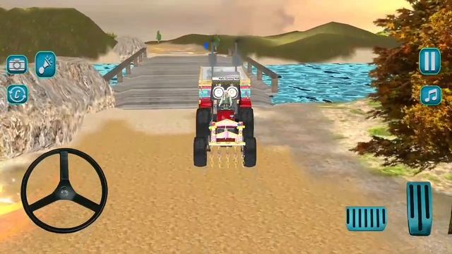 DJ Tractor Driving Village Game | US Tractor Farming 3D Driving Simulator Gameplay смотреть онлайн