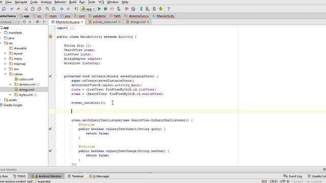 Android 22 SearchView смотреть онлайн