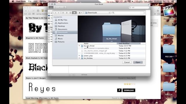How to download free fonts on a Mac - Microsoft Office, Final Cut Pro, iMovie, Text Edit смотреть онлайн