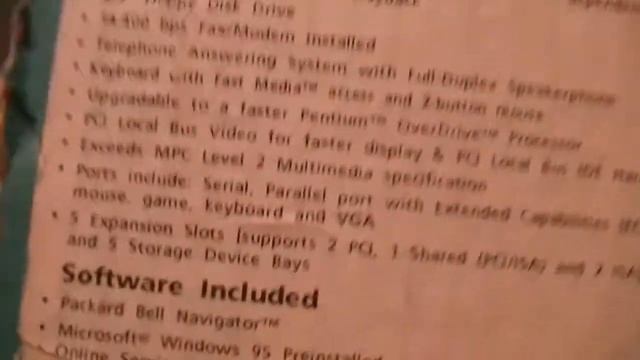 Spec Sticker from the Packard Bell Legend 822CDTW смотреть онлайн