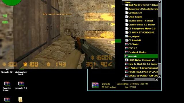 CS 1.6 Unlimited grenade cheat #MONGOLIAN-SNIPER смотреть онлайн