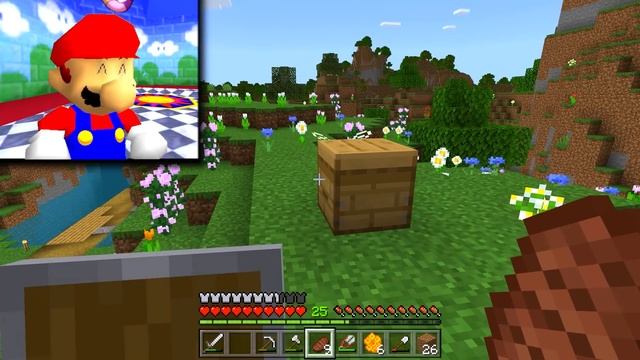 Mario Plays Minecraft #4 смотреть онлайн