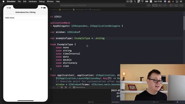 Swift Strings - Extension in Swift смотреть онлайн