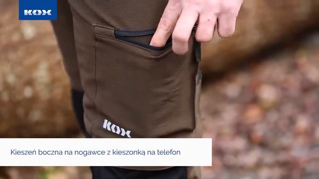 Spodnie KOX Caribou z wkładką antyprzecięciową смотреть онлайн
