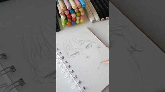 not using an eraser because I forget mine at home 👽💀✌️ #art #youtube #animeart #trending смотреть онлайн