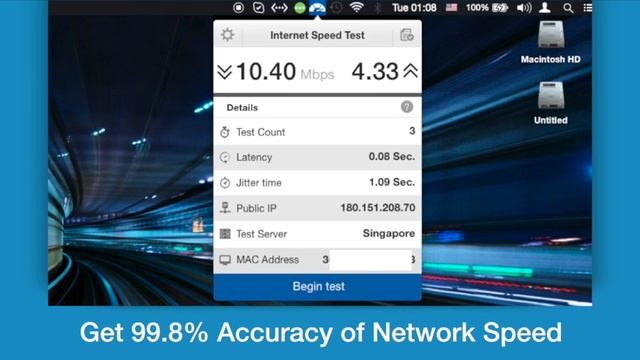 Internet Speed Test App For Mac Menu Bar app: Get 99.8% Accuracy смотреть онлайн