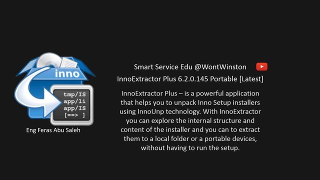 InnoExtractor Plus 6.2.0.145 Portable [Latest] فتح الملفات الداخلية смотреть онлайн