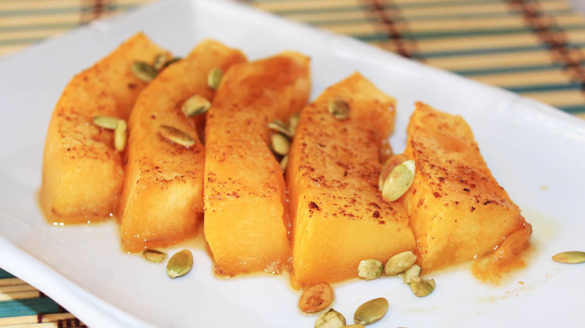 Тыква, запеченная с медом в духовке. Постный ништячок! смотреть онлайн