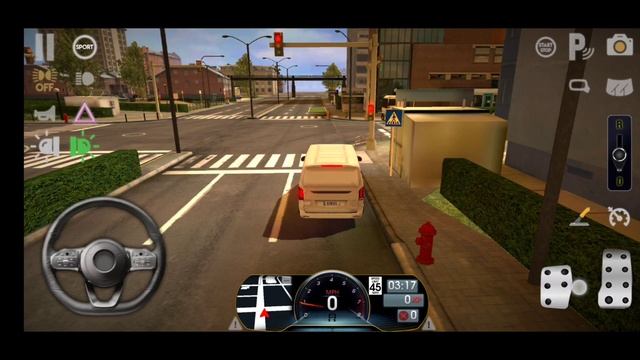 Driving School Sim - Mercedes Benz Metris Cargo White Van Gameplay #1 смотреть онлайн