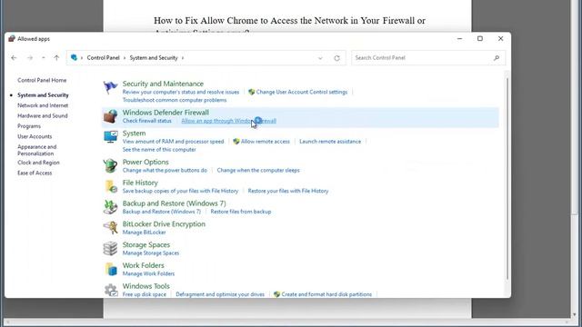 Fix Allow Chrome to Access the Network in Your Firewall or Antivirus Settings error смотреть онлайн