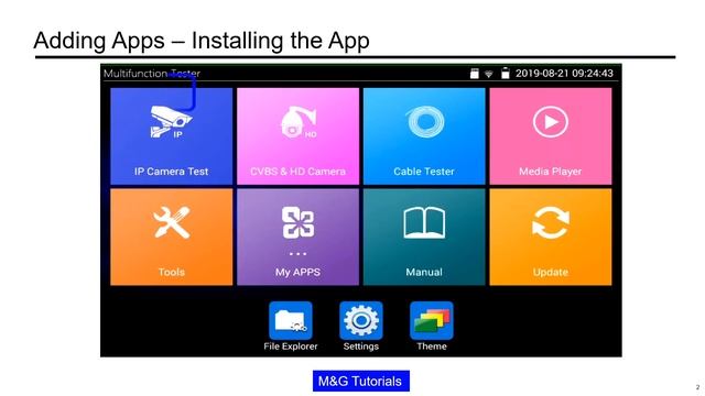 M&G 11 Adding Apps IP CCTV Tester смотреть онлайн