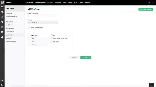 How to discover Xen server in OpManager? смотреть онлайн