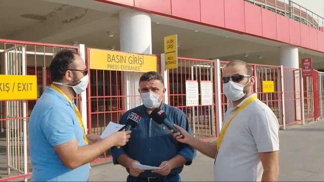Samsunspor- Akhisarspor Maçı Öncesi Stattan Canlı Yayın смотреть онлайн