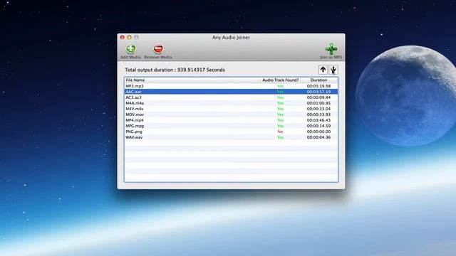 Any Audio Joiner by www.nacentApps.com. Available on the mac app store. смотреть онлайн