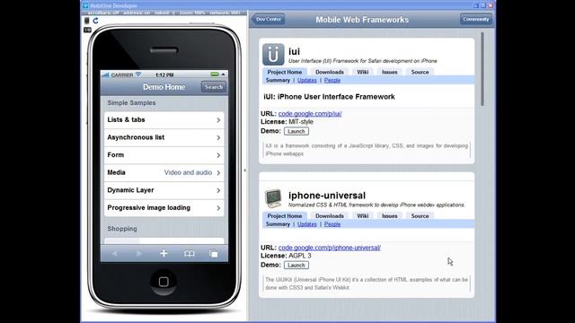 MobiOne Milestone 5 - iPhone Emulator смотреть онлайн