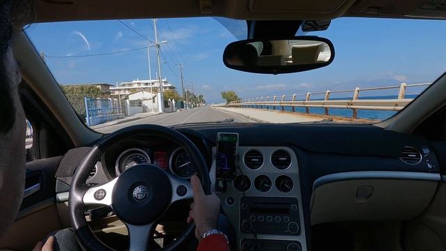 4K POV Driving Agii Apostoli-Oropos just by the beach смотреть онлайн
