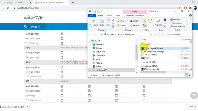 Part 4 :Packages Install and uninstall From MikroTik Router #MCSA смотреть онлайн