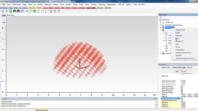 Tutorial: Design A Trimmed Randomized Structure In Materialise 3-matic