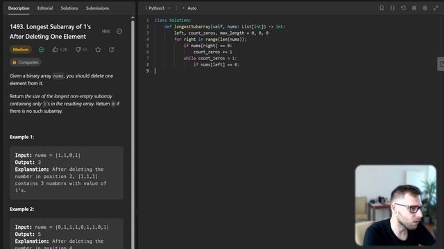 Master the Sliding Window Technique with Python 🐍 | LeetCode #1493: Longest Subarray of 1's смотреть онлайн