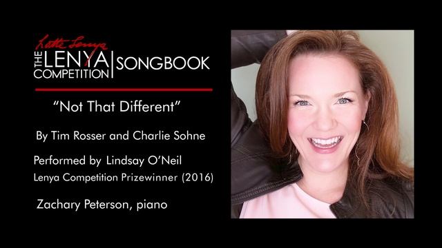 Not That Different - The Lenya Competition Songbook смотреть онлайн