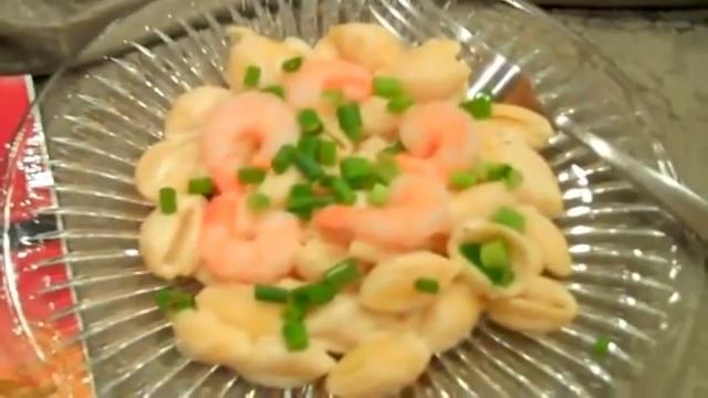 GoFoods White Cheddar Cheese Shrimp Pasta on youtube Global Easy Food~702-501-2883~ смотреть онлайн