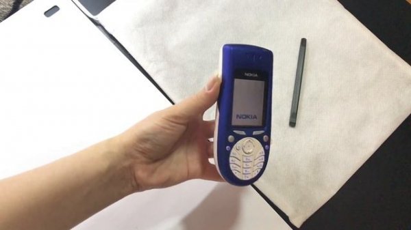 Nokia 3660, unlocked, Blue, Vintage Mobile Phone