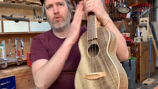 Completed Work Demo #480- Mastergrade Myrtle Tenor Ukulele- Nicole Signature Model! смотреть онлайн
