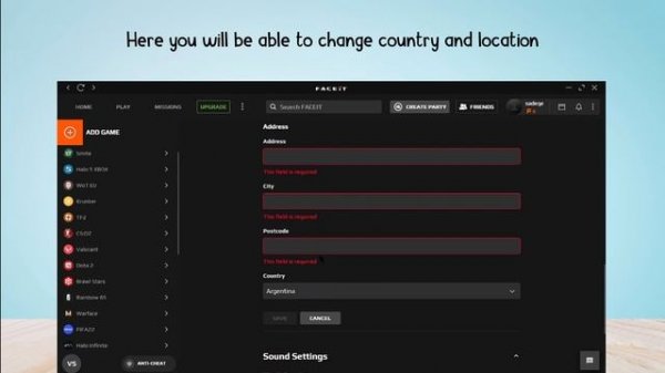 How to Change Region in FACEIT | Change Country in FACEIT