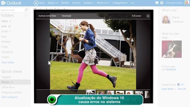 Atualização do Windows 10 causa erros no sistema смотреть онлайн