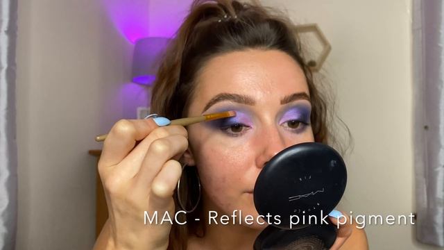 Faux Freckles and Soap Brows | Purple smokes | Charity Medina MUA смотреть онлайн