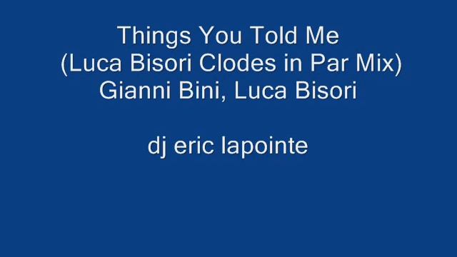 Gianni Bini, Luca Bisori смотреть онлайн
