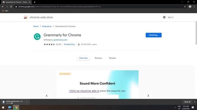 How To Set Grammarly Extention on Chrome Browser. смотреть онлайн