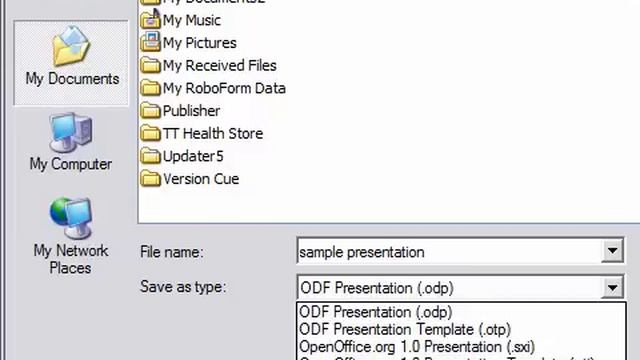 Convert an Impress Presentation to a PowerPoint Presentation in OpenOffice Impress смотреть онлайн