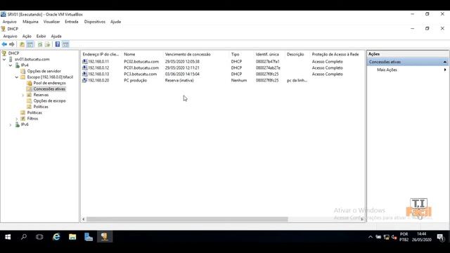 Windows Server 2016 - 16.3 - Servidor DHCP - Reservas de IP смотреть онлайн